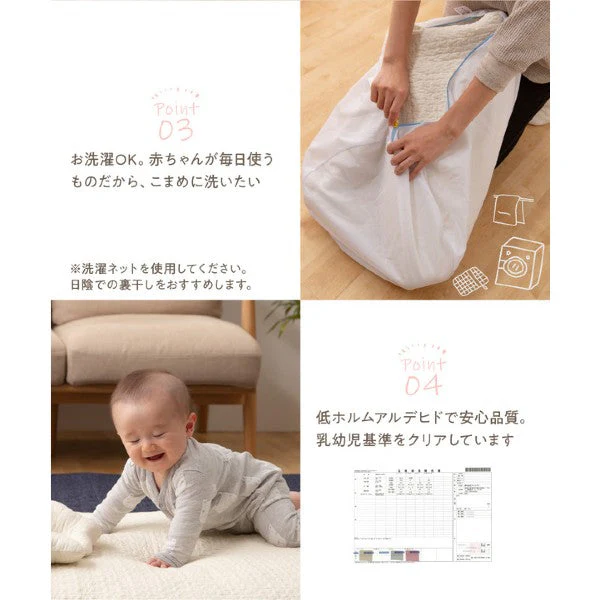 イブル 綿100% ソファパッド グレー - Image 5