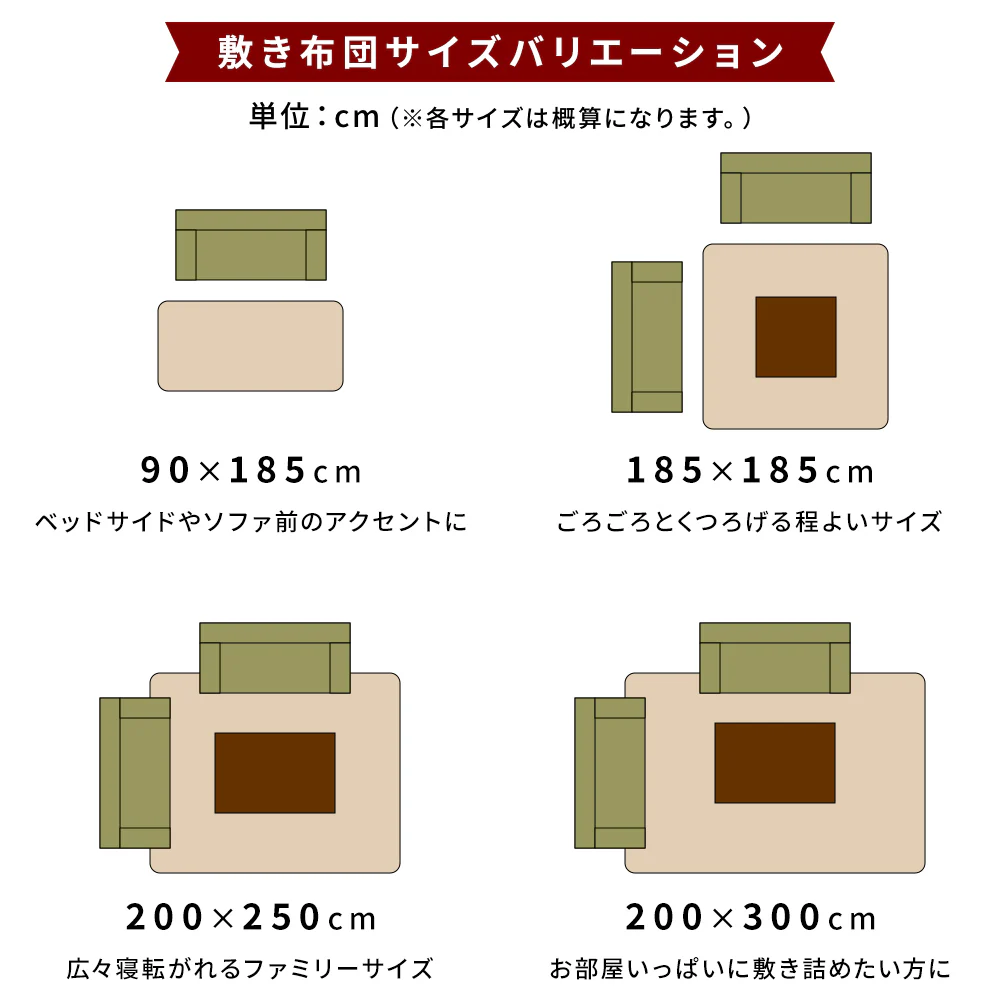 サンゴマイヤー素材 こたつ敷き布団 200×250cm グレー - Image 21