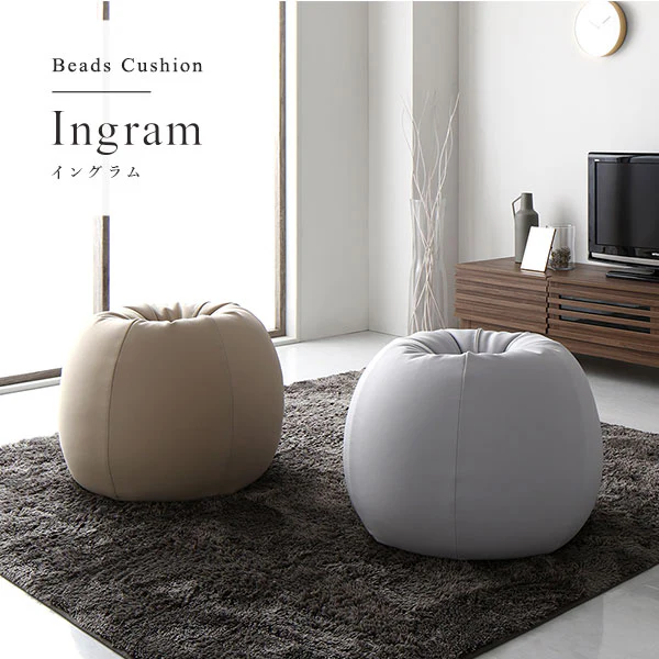 【専用カバー】サークル型 ビーズクッション『Ingram イングラム』 - Image 26